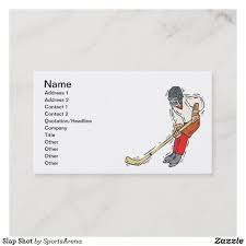 Slap Shot Business Card Zazzle Com In 2020 With Images Slap Shot Cards Business Cards