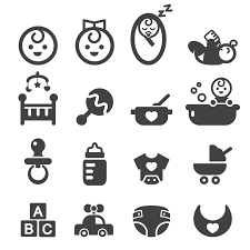 Baby Icon Set Baby Icon Baby Illustration Icon Set