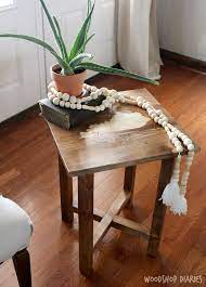 How To Build A Simple Diy Side Table With Just A Few Tools And Lumber Diy Side Table Side Table Decor Simple Side Tables