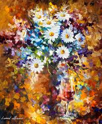 Make a few for christmas gifts using the words of their favorite i bought a set of canvases on sale at michaels crafts, so this was super inexpensive to make, too. White Flowers Palette Knife Oil Painting On Canvas By Leonid Afremov 24 X30 60cm X 75cm