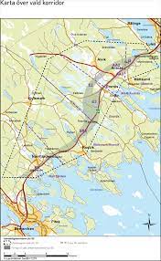 Den bil du använder vid ditt körprov måste ha dubbelkommando (pedaler även på passagerarsidan). Karta Vald Korridor Trafikverket