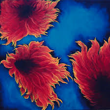 Maybe you would like to learn more about one of these? Flaming Flowers Painting By Carla Cope