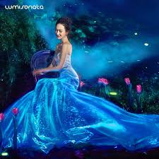 Lumisonata Smart Luminous Gown Outrageously Gorgeous But Very Expensive Light Up Dresses Wedding Dress Material Dresses