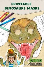 We are to plan make more colorings with dinosaurs. Free Printables Dinosaur Masks By Dino Dana Dinosaur Mask Dinosaur Masks For Kids Dino Mask