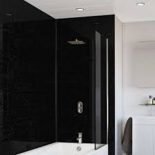 Black Crystal Splashwall Panel 1000 X 2400 Splashpanel Bathroom Cladding Bathroom Cladding Shower Wall Board Bathroom Wall Panels