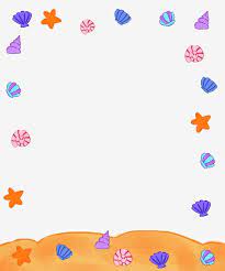 Summer Beach Shell Border Free Buckle Png Summer Beach Shells Png Transparent Clipart Image And Psd File For Free Download Beach Shell Borders Free Clip Art Borders