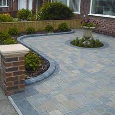 Mike (sunbury) tarmac to driveway for three cars (2017) £2750: Driveway Ideas Uk Google Search A Narrow Bed Enclosed With Concrete Stone Extends Front Garden Ideas Driveway Garden Ideas Driveway Front Garden Design