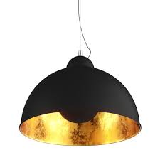 Daniel 9 wide matte black and gold cage ceiling light $ 99.99. Ceiling Lamp Antenne Pendant Black Gold In The Middle Lunares Store