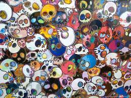 Takashi murakami is a japanese contemporary artist. Takashi Murakami Paintings Takashi Murakami Wallpaper Skulls 800x600 Download Hd Wallpaper Wallpapertip