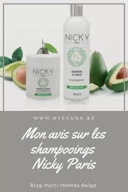 Mon Avis Sur Les Shampooings Nicky Paris Avec Un K Shampooing Soins Naturels Pour La Peau Shampoing