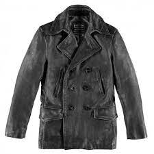 Vintage Leather Naval Officer S Coat Z21p019 Mens Fashion Rugged Cockpit Usa Leather Jacket Men