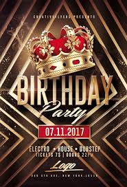 Birthday Party Flyer Templates Birthday Party Flyer Psd Templates Creative Flyers Birthday Flyer Party Flyer Party Poster