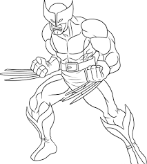 Find coloring pages of : Free Printable Wolverine Coloring Pages For Kids
