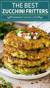 You can't go wrong with that! Zucchini Fritters Dinner At The Zoo