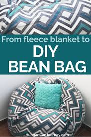 make this all in one bean bag bed how to make a bean bag chair out of old blankets laying around your house yo bean bag chair diy bean bag diy
