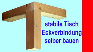 Ein massiver esstisch aus recyceltem holz ist schwer angesagt,. Gesagte Eckverbindung Aus Holz Fur Tisch Und Regale Kurzfassung Youtube