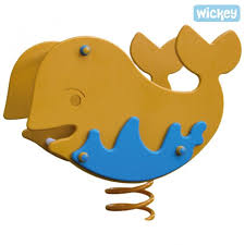 Federtier Wal Offentlich Federwippe Wippe Wal Spielplatz