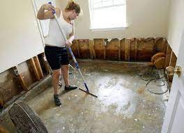 The water is just appearing in the misslde of a big slap of concrete, and then being absorbed and wicked out by the carpet. How To Find A Basement Leak In A Finished U S Waterproofing
