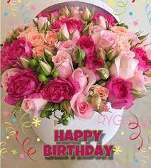 Share the best gifs now >>>. Pin By Sylvia Bollmann On Birthday Wishes Happy Birthday Rose Happy Birthday Flowers Wishes Birthday Wishes Flowers
