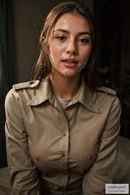 iMake.porn - Clothed woman in uniform, facial, cum face, cum spilling out  of...