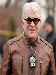Only Murders in the Building Season 2 Steve Martin Brown Leather Jacket The  Movie Fashion -