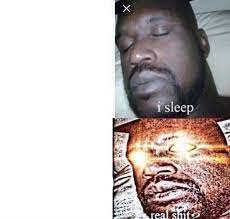 Sleeping Shaq Blank Template Imgflip