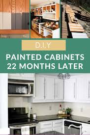 Diy Painted Kitchen Cabinets Update Designertrapped Com In 2020 Diy Kitchen Cabinets Painting Painting Kitchen Cabinets Kitchen Paint