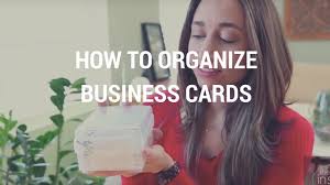 The sky is the limit with this system. How To Organize Business Cards Kacy Paide Office Organizing Expert Dc Md Va Youtube