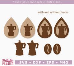 Free Free 138 Coffee Earrings Svg SVG PNG EPS DXF File