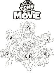 My Little Pony The Movie Coloring Pages Coloring Movie Pages Pony Cartoon Colorin My Little Pony Coloring My Little Pony Movie My Little Pony Characters