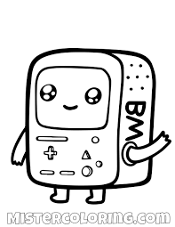 Baby Beemo Adventure Time Coloring Page Adventure Time Coloring Pages Adventure Time Drawings Designer Dresses Indian