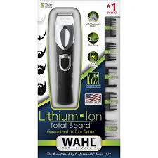 But i was pleasantly surprised with the all metal body and the weight of the trimmer in my hand. Wahl Lithium Ion Total Beard Trimmer 9854 2401 Blain S Farm Fleet