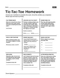 They have been categorized at the 1st grade level based on the common core standards for mathematics. Tic Tac Toe Math Homework Worksheets Teachers Pay Teachers