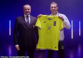 Ukraine's new euro 2020 jersey sparks outrage in russia. N Hdt5nv Sc07m
