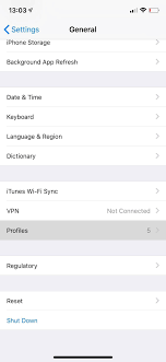 Select general from the list of options that appear in the. How To Remove Unnecessary Profiles Certificates On Your Iphone To Protect Your Privacy Security Ios Iphone Gadget Hacks