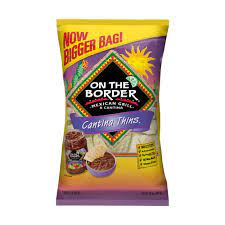 On The Border Cantina Thins Tortilla Chips 9 125oz Tortilla Chips On The Border Chips Chips