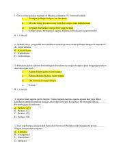 Sebagaimana telah kita ketahui bahwa masyarakat madani terdiri dari dua kata, yaitu 'masyarakat' dan 'madani'. He Questions Exam 1 Docx 1 Ciri Ciri Masyarakat Majmuk Di Malaysia Menurut J S Furnivall Adalah I Terdapat Pelbagai Bangsa Ras Dan Etnik Ii Mereka Course Hero