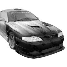 Made in the usa, 100% carbon fiber. 1994 1998 Ford Mustang 2dr Cobra R Front Bumper