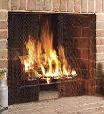 The included screen pulls make it easy to expand or retract the. Black Mesh Curtain Fireplace Screen Curtain Pairs Plowhearth