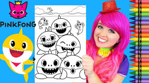 Check spelling or type a new query. Coloring Baby Shark Family Giant Pinkfong Coloring Page Crayola Crayons Kimmi The Clown Youtube