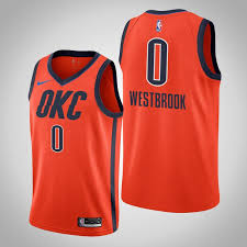 Jerseys are 100% sewn & stitched, and not just printed. Russell Westbrook Thunder 0 Earned Edition Orange Jersey