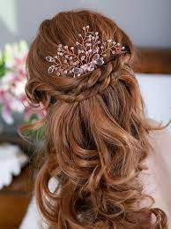 Sale Copper Crystal Fern Headpiece Comb Crystal Twig Bridal Hair Piece Copper Rhinestone Hair Comb Crystal Bridal Hair Accessories Crystal Bridal Hair Accessories Bridal Hair Gold Hair