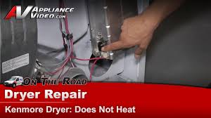 Electric dryers have a heating element which warms the air as it passes over. Kenmore Dryer Repair Does Not Heat 11066842500 Youtube