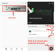 Samsung wings fonts представляет собой пакет из тысячи семейства шрифтов. Wings Samsung Fonts Installation Guide For Android Os V7 And Newer