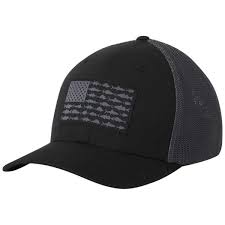 Columbia Pfg Mesh Fish Flag Hat In 2021 Ball Cap Columbia Pfg Trucker Hat