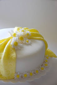 Fondant Daisy Cake Tortas Bonitas Tortas Artisticas Tortas Con Fondant