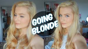 If you are keen on using a blonding kit at home, simply follow this tutorial and get the blonde locks of your dreams. Going From Brown To Platinum Blonde Hair At Home Vlog Ellesse Youtube