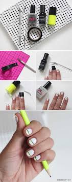 You can try so many classy designs, which will never get out of style with the black and white nail designs. 36 Striped Nail Art Ideas The Goddess