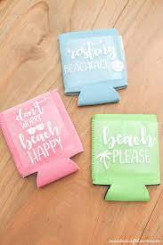 Download Free Beer Koozie Svg Diy Personalized Koozies Cruise Shirts With 2 Free Svg Files Leap Of Faith Crafting Koozies Cricut How To Make Diy Place The Vinyl Shiny Side Down