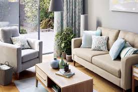 One popular strategy to make the room feel bigger is to decorate the room in shades of white and beige with an interesting rug. Small Living Room Ideas To Maximise Your Tiny Space Loveproperty Com